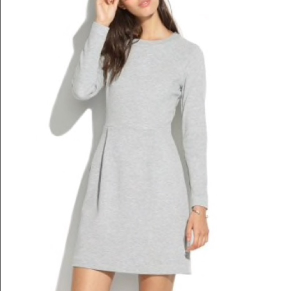 🎊 Madewell grey sweater dress long sleeve
